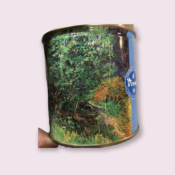 Vincent Van Gogh Print on Little Round Storage Tin; Collectible Container 4” - Picture 3 of 9
